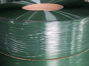 Apilamiento y paletizado de bobinas de 330-350 KGS
