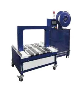 Flejadora automática de mesa baja con mesa accionada por correa, YS-405BL