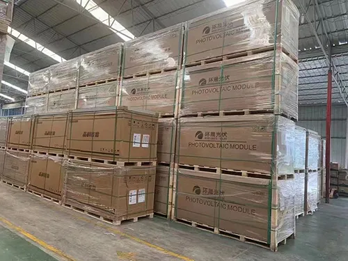 Embalaje de módulos fotovoltaicos